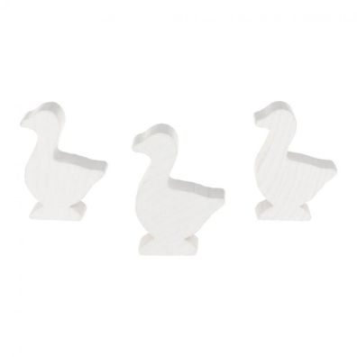 Gans - mittel - 39x28x10mm - weiss