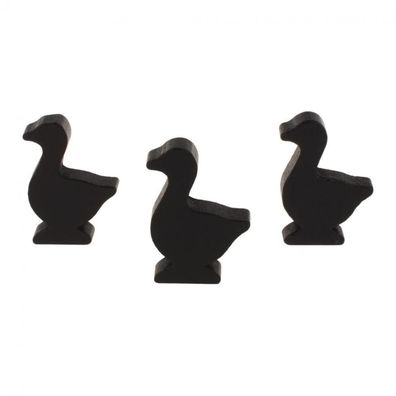 Gans - mittel - 39x28x10mm - schwarz