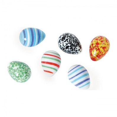 Glas-Eier - 6-tlg