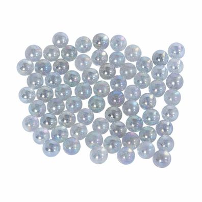 Glasmurmeln - Aqua - klar - 14mm (ca 100 Stück)