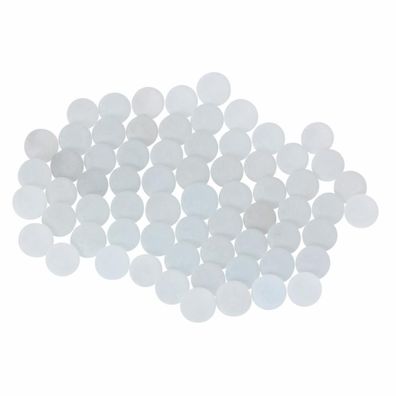 Glasmurmeln - Frost weiß - 14mm (ca 300 Stück)