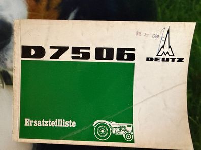 Ersatzteilliste für den Deutz 7506 Original