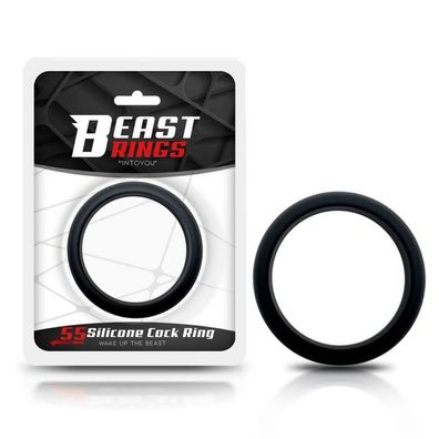 Cock Ring Solid Silikon 5,5 cm Schwarz