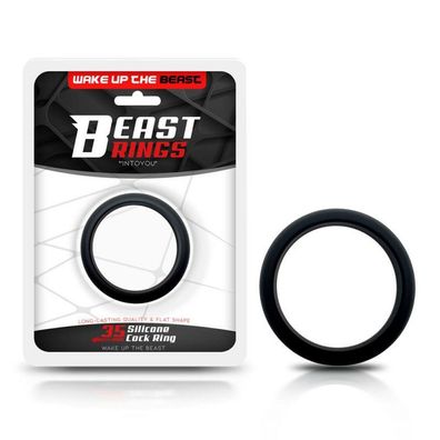 Cock Ring Vollsilikon 3,5 cm Schwarz
