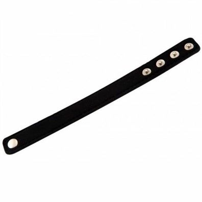 Perfect Fit - Neoprene Snap Cockrings Black