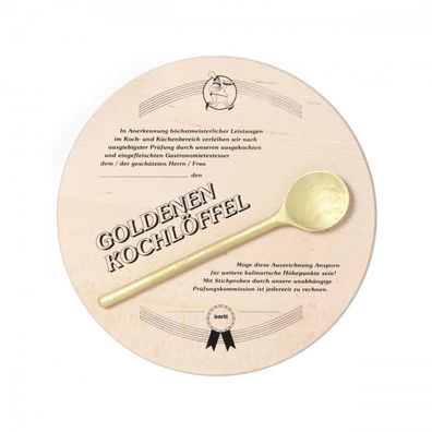 Goldener Kochlöffel