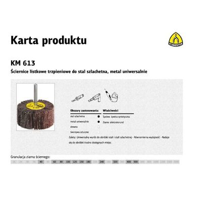 Klingspor TYP Faltschleifer KM613 60mm x 20mm x 6mm gr. 60
