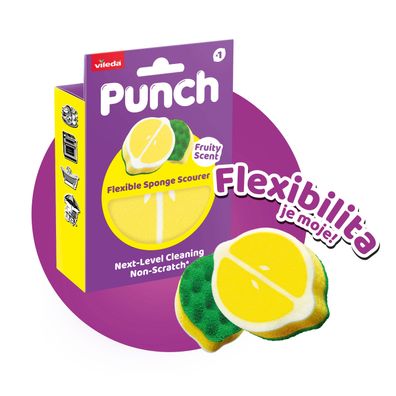 Schwamm Vileda Punch, Zitrone