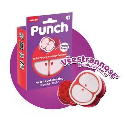 Schwamm Vileda Punch, Apfel