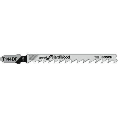 Bosch Bosch 5x Stichsägeblatt T 144 DF Speed for Hard Wood - 2608634567
