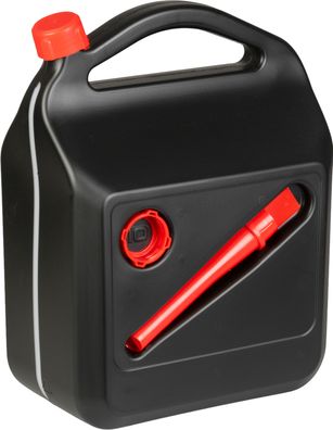 Kunststoffkanister, 10 l, für Kraftstoff, schwarz