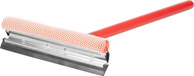 Abzieher MagicHome, für Fensterreinigung, mit Schwamm, Stiel 45,7 cm