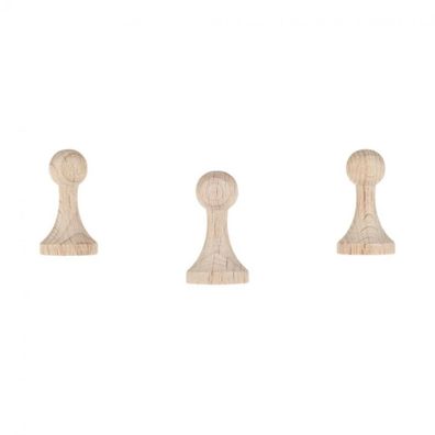 Halmakegel - Holmes - 15x27mm - natur