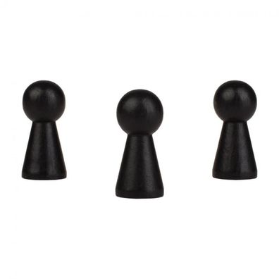 Halmakegel - Hyde - 19x40mm - schwarz