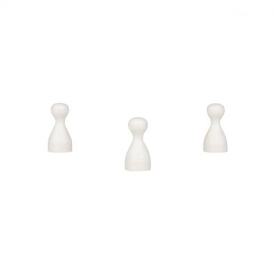 Halmakegel - Mini - 10x20mm - weiss