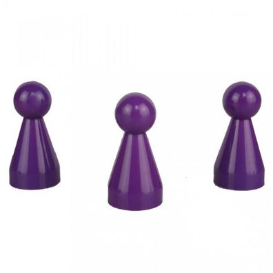 Halmakegel - Pöppel - lila - violett - KS - 20 x 40 mm