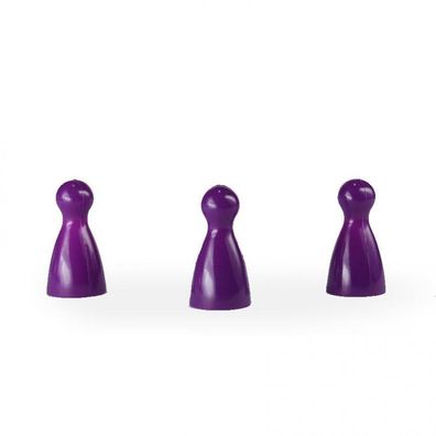 Halmakegel - Pöppel - lila / violet - KS - 12 x 24 mm