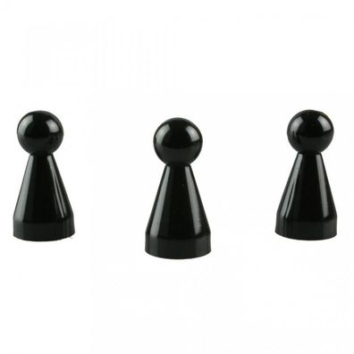 Halmakegel - Pöppel - schwarz - KS - 20 x 40 mm