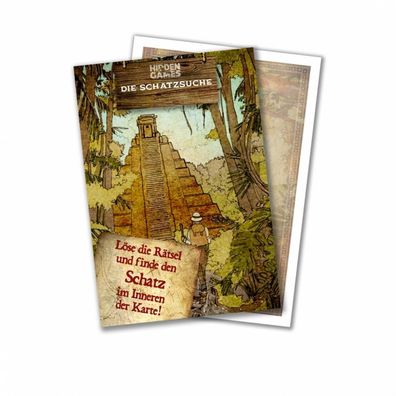 Hidden Games - Die Schatzsuche Rätselkarte - deutsch