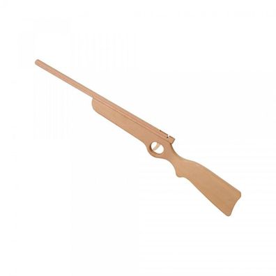Holzgewehr mit Gummiband