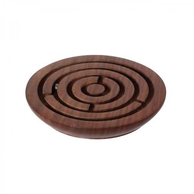 Holzlabyrinth rund