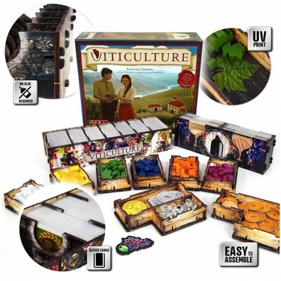 Insert - Viticulture Essential Edition + Expansions UV Print