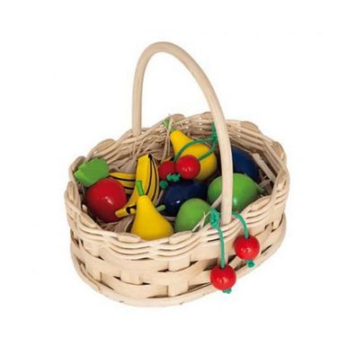 Kaufladenzubehör - Obstkorb - 19 x 14 x 15 cm