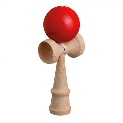 Kendama Fang den Ball - rot-natur