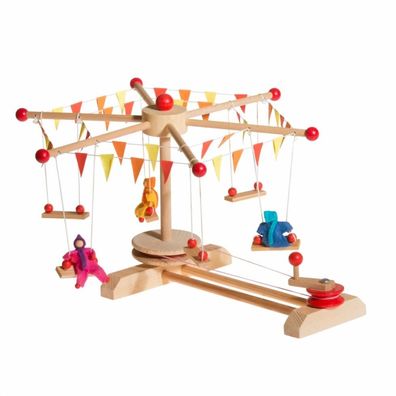 Kettenkarussell mit 3 Püppchen - Bausatz