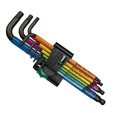 Wera Winkelschraubendreher Satz 950 SPKL/9 SM N SB (mit Halteclip)