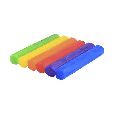 Knete - Fantasia - 6 grosse Rollen - farbig