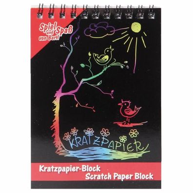 Kratzpapier Block - Din A6 (10 Blatt)