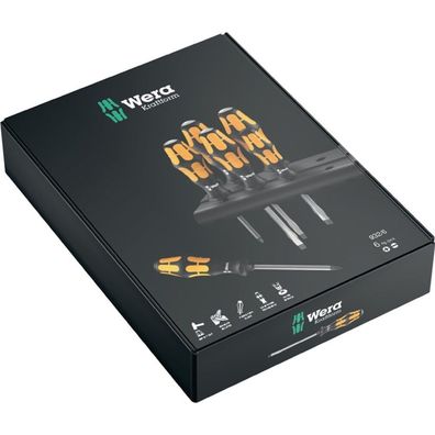 932/6 Schraubendrehersatz Kraftform Der Schraubmeiß l + Rack - 018282