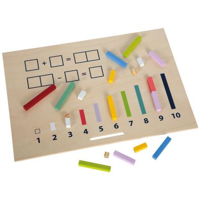 Lernbox Rechenstäbchen mit Zahlen „Educate“