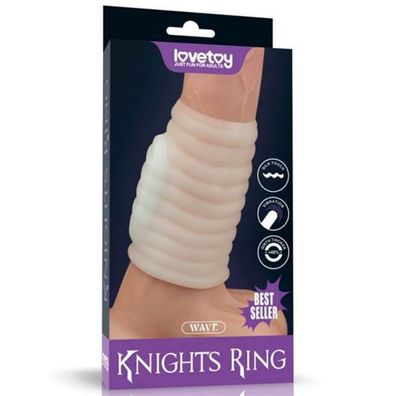 Vibrierende Spirale Ring der Ritter (Weiß) IV