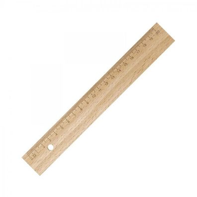 Lineal 20 cm Holz