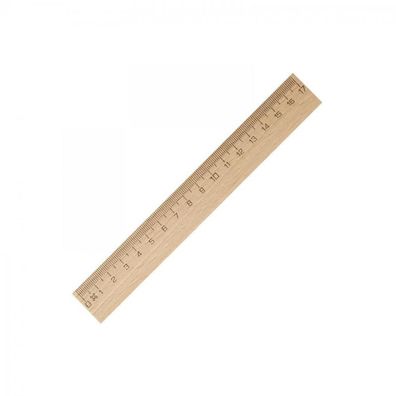 Lineal 17 cm Holz