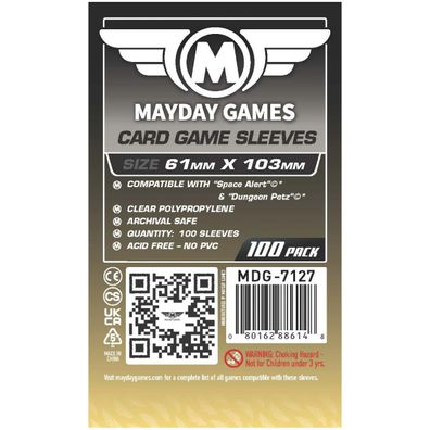 Magnum Space Card Sleeve Space Alert (100 Stück) 61x103mm - 7127 - Kartenhüllen