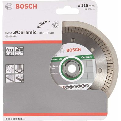 Bosch PRO Ceramic Diamant-Trennscheibe, Ø 115mm (Bohrung 22,23mm)