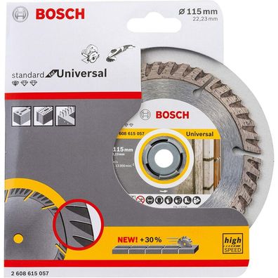 Bosch Bosch Diamanttrennscheibe 115x22,23 Standard f. Universal - 2608615057