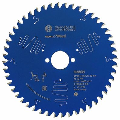 BOSCH Expert for Wood Kreissägeblatt 190,0 mm, 48 Zähne