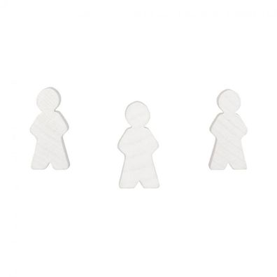 Mann - 14x30x8mm - weiss