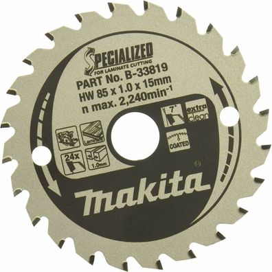 makita B-33819 Kreissägeblatt 85,0 mm, 40 Zähne
