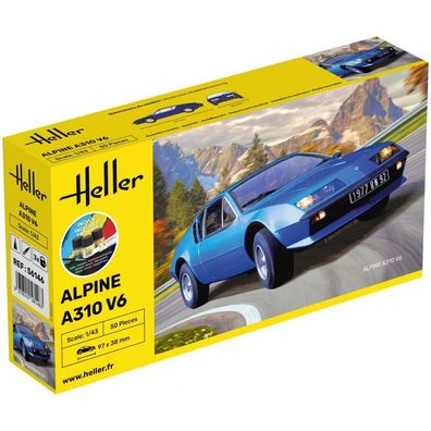 Heller - Starter KIT Alpine A310 V6 - 1:43 - 50 Teile