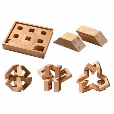 Math Maker - 30 magnetische Puzzleteile - Denkspiel - Knobelspiel - Geduldspiel