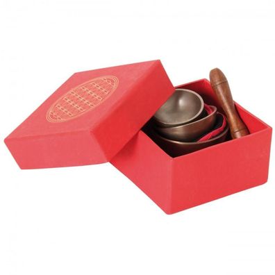 Mini-Klangschalen-3er-Set in Geschenkbox