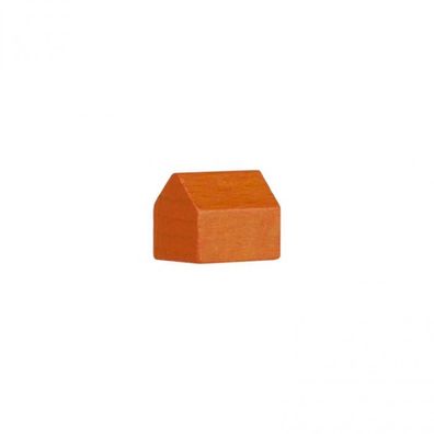 Monopoly Haus - 14x10x12mm - orange
