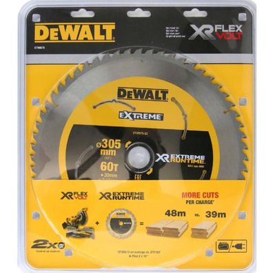 DEWALT Flexvolt Kreissaegeblatt stat. 305/30mm 60WZ/FZ