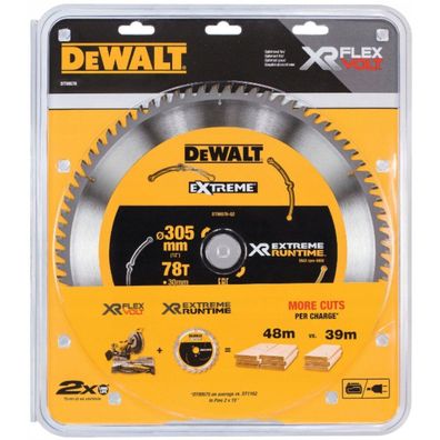 DEWALT Flexvolt Kreissaegeblatt stat. 305/30mm 78 WZ/FZ