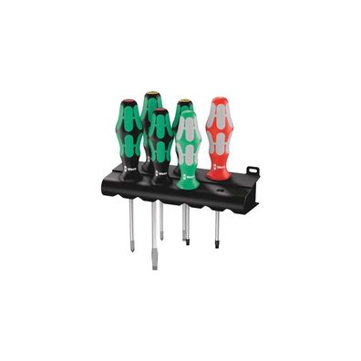 Wera Wera 334/368/6 Schraubendrehersatz + Rack